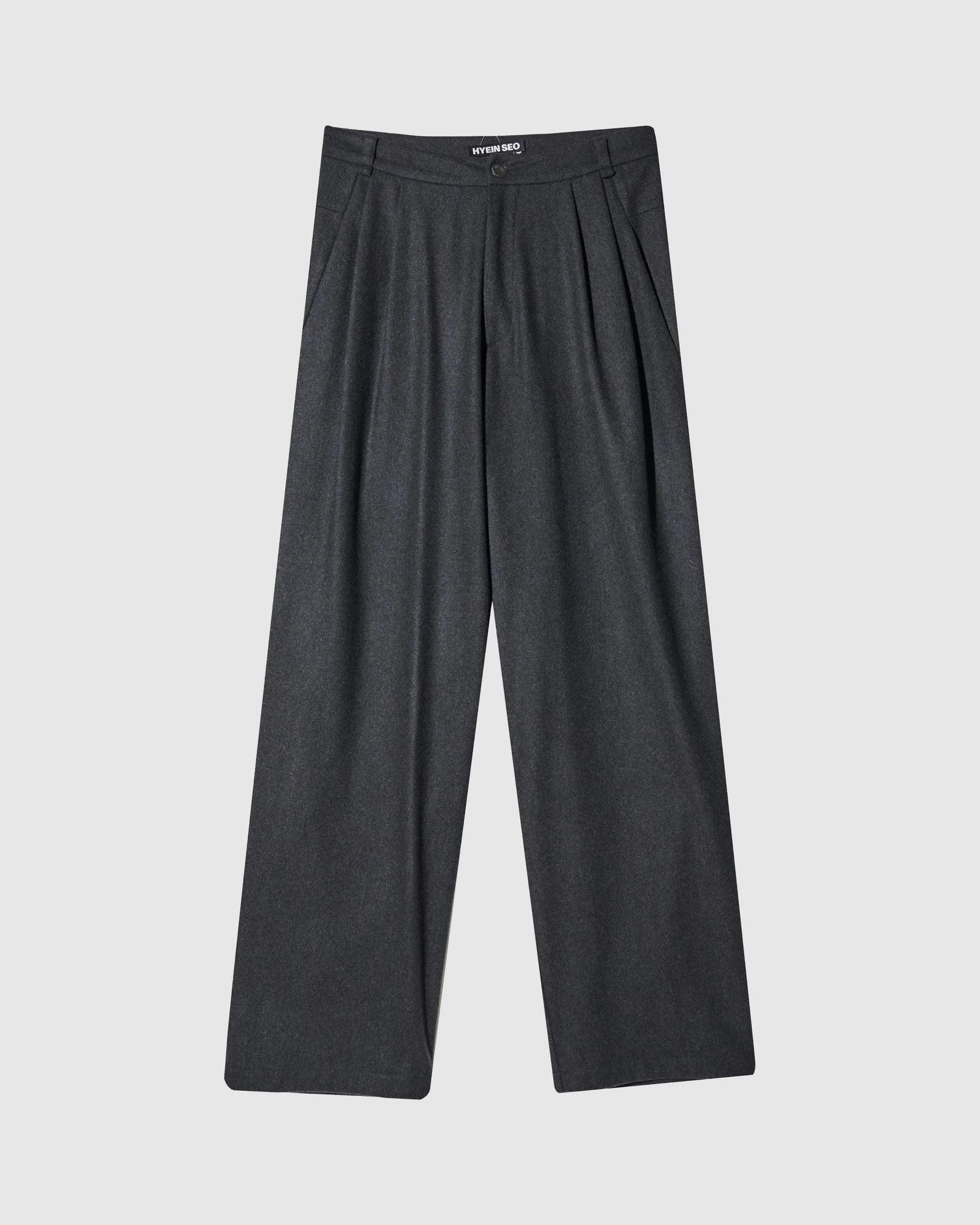 Wide Wool Pants