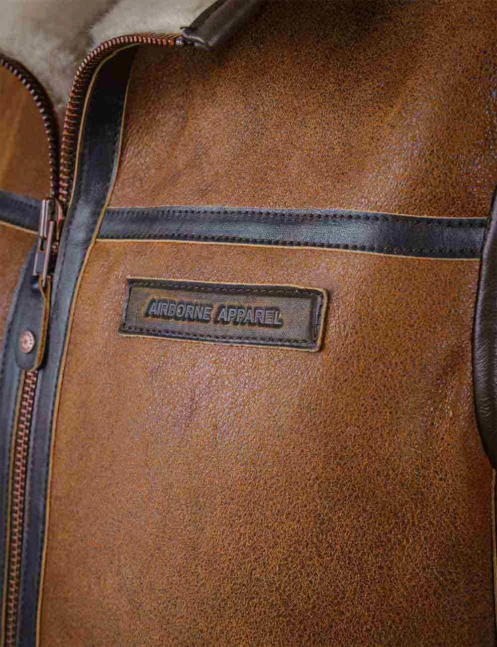 William Standley Sheepskin Vest ginger Art. 279