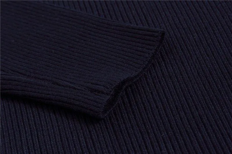 Winter Thick Warm Sweater Men Turtleneck Slim Fit Style Classic Wool Knitwear Clothes soft coat hook