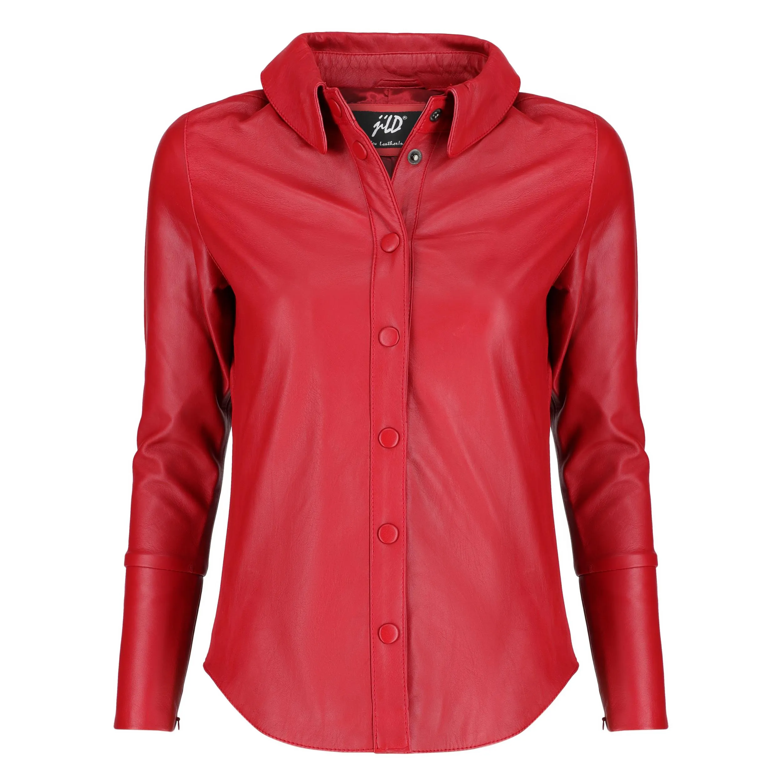 Womens Casual Leather Shirt