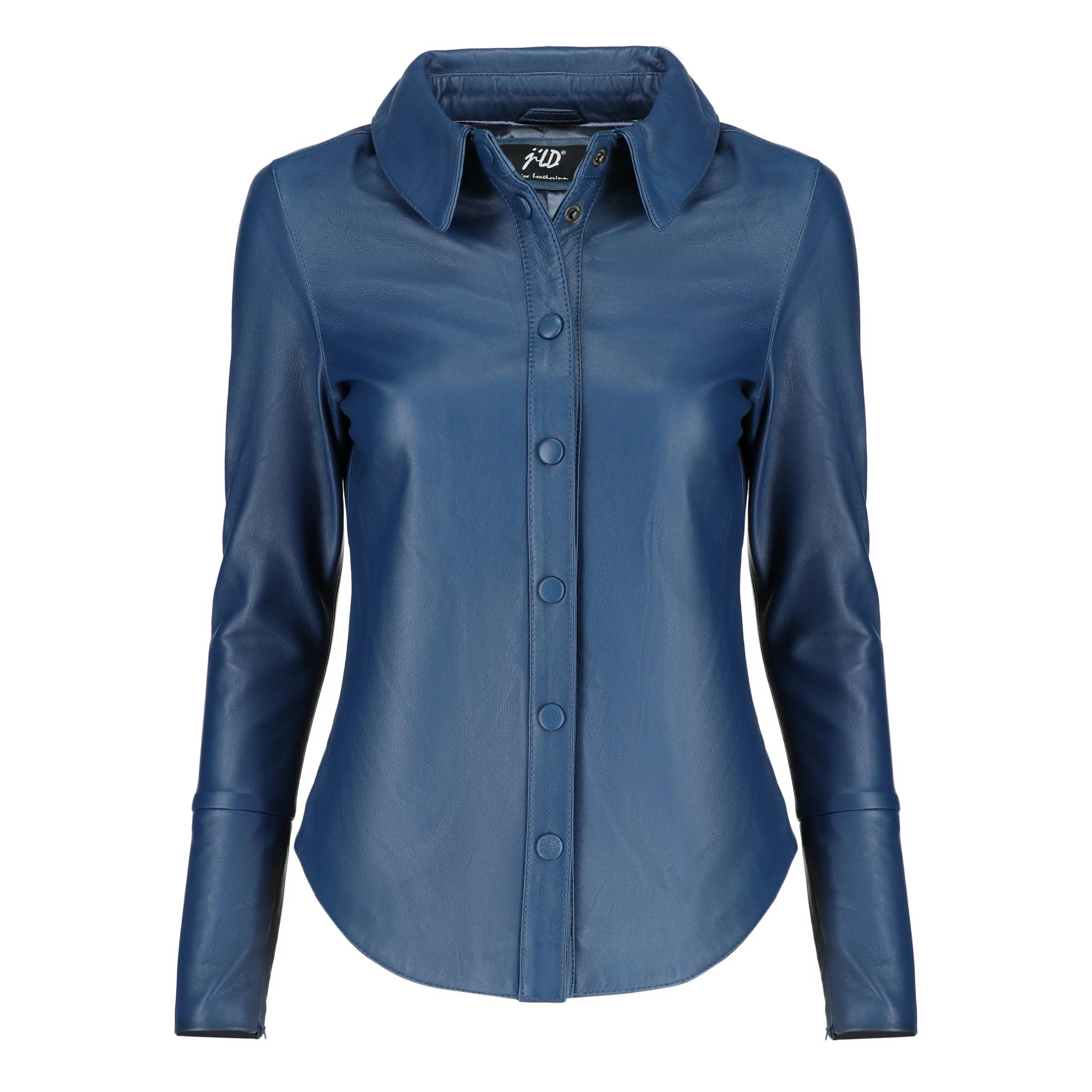 Womens Casual Leather Shirt