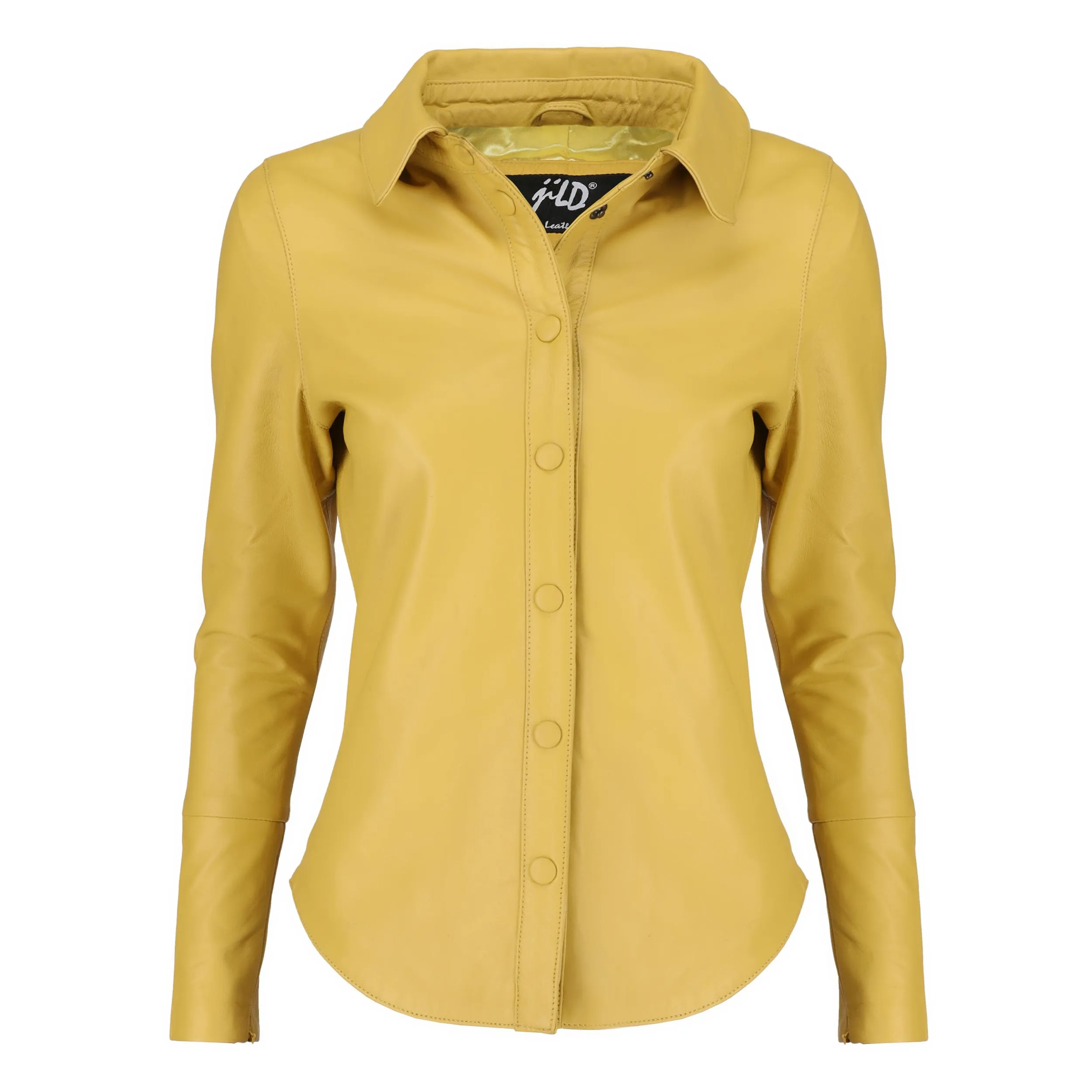 Womens Casual Leather Shirt