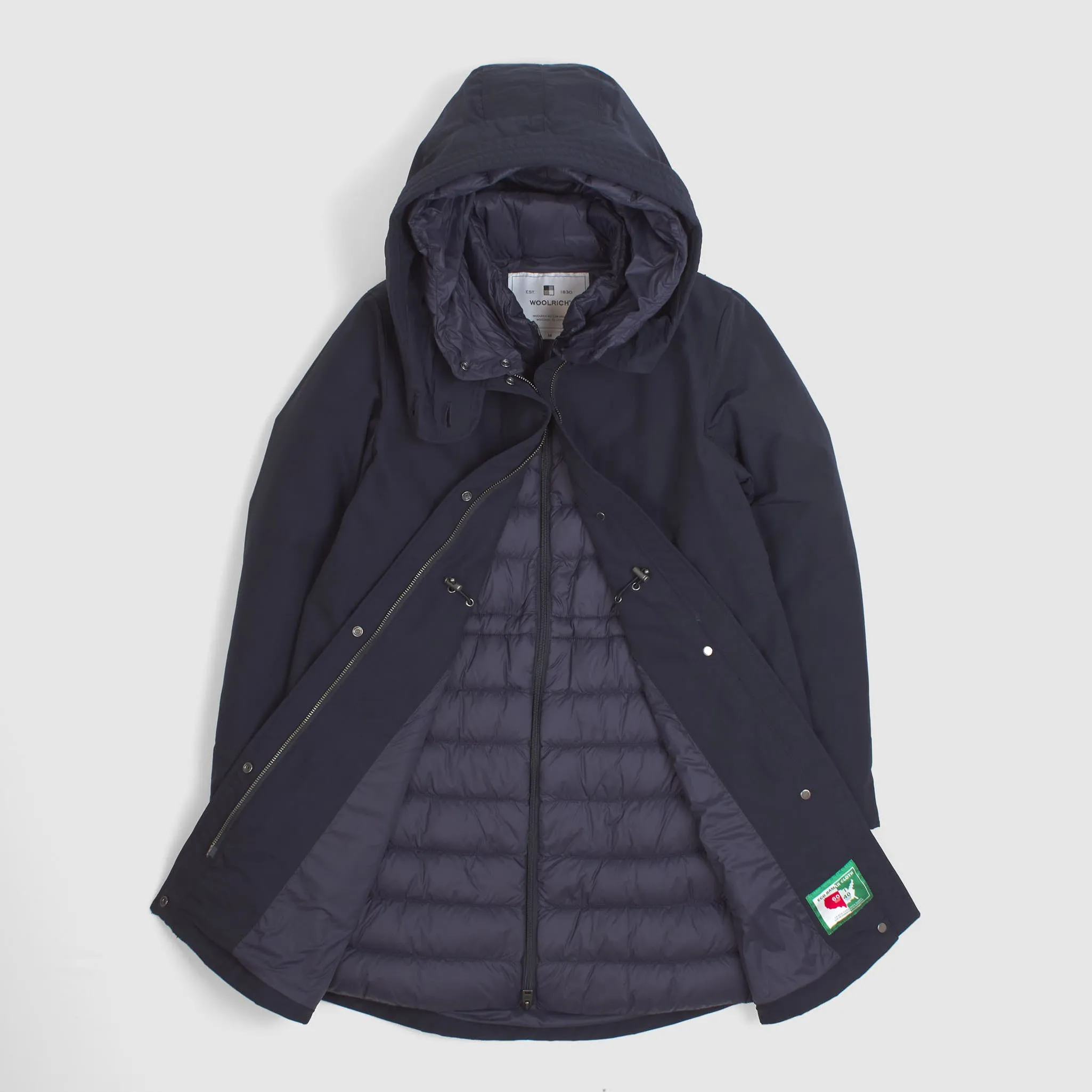 Woolrich Ladies Long Military 3 in 1 Parka