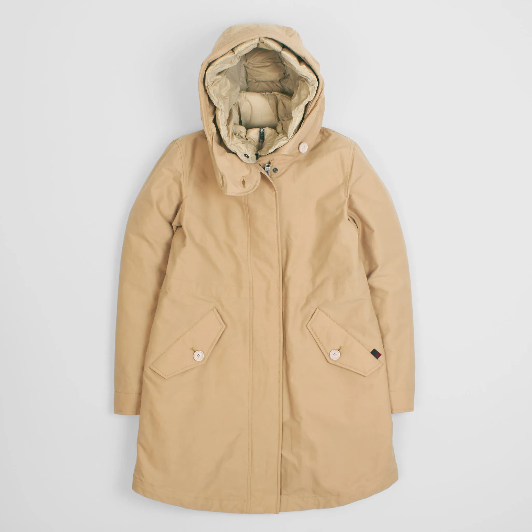 Woolrich Ladies Long Military 3 in 1 Parka